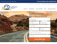 Tablet Screenshot of capitalshift.com